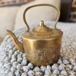 Mini Indian Brass Kettle